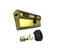 Картинка Цилиндровый механизм Mauer New Wave 4 ключ-ключ-L=77мм/31-46/,цвет латунь, 5 ключей в Кемерово Цилиндровый механизм Mauer New Wave 4 ключ-ключ-L=77мм/31-46/,цвет латунь, 5 ключей в Кемерово